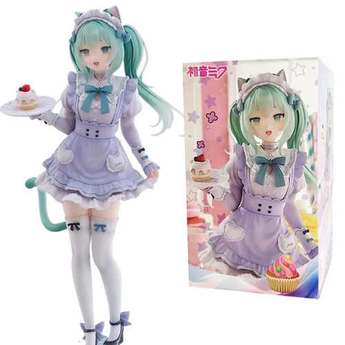18cm hatsune miku cat - miku, eat