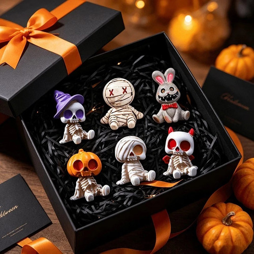 6pcs halloween skeleton mummy - halloween,