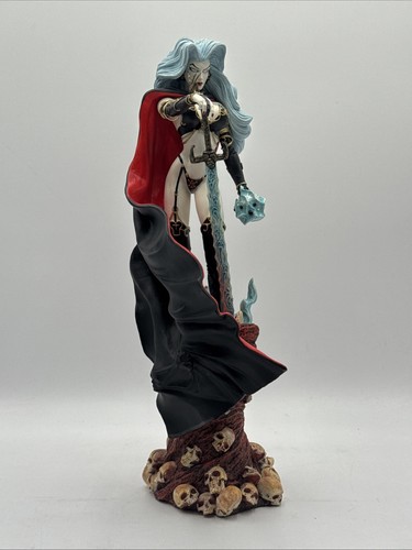 Lady death statue brian - death,